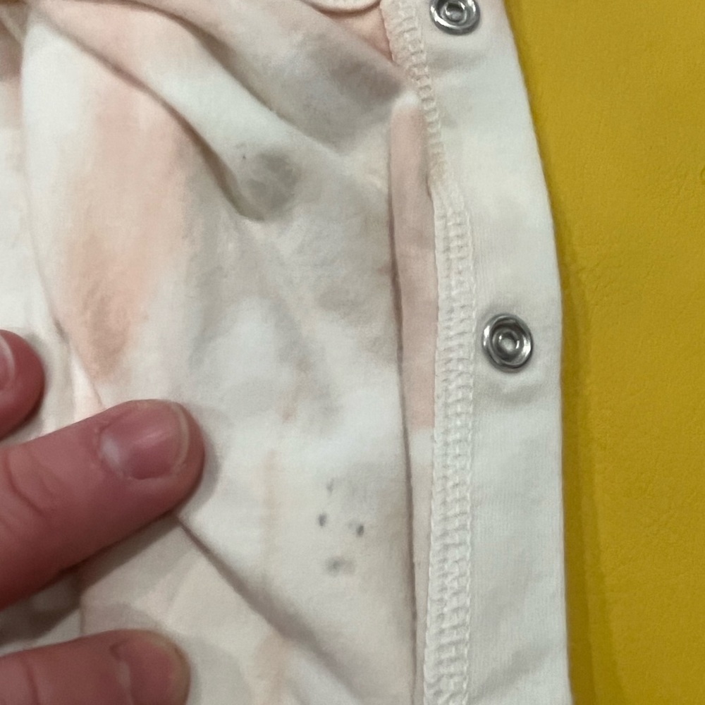 Pehr 2pk Organic Cotton Tie Dye Coverall Suit & Pink Bodysuit Bundle - Picture 9 of 14